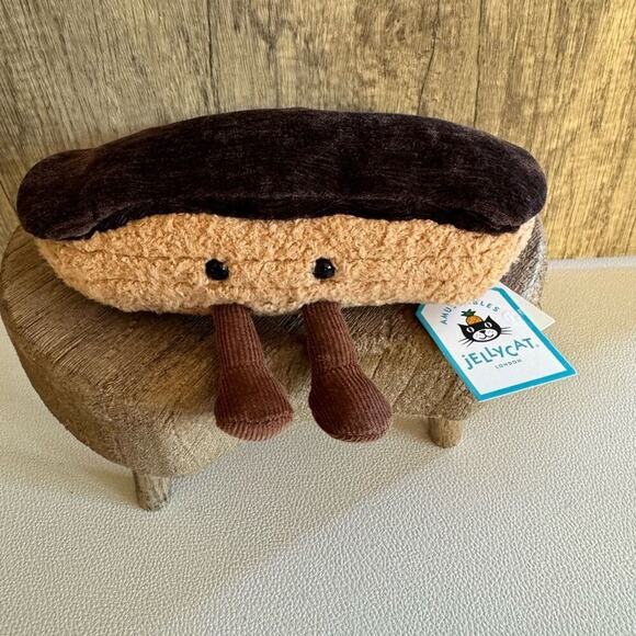 Jellycat Other - Jellycat Etienne Eclair NEW! Chocolate Eclair Amuseables FAST SHIP